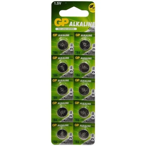 Батарейка AG12/LR1142/LR43 часовая GP (блистер/10шт)