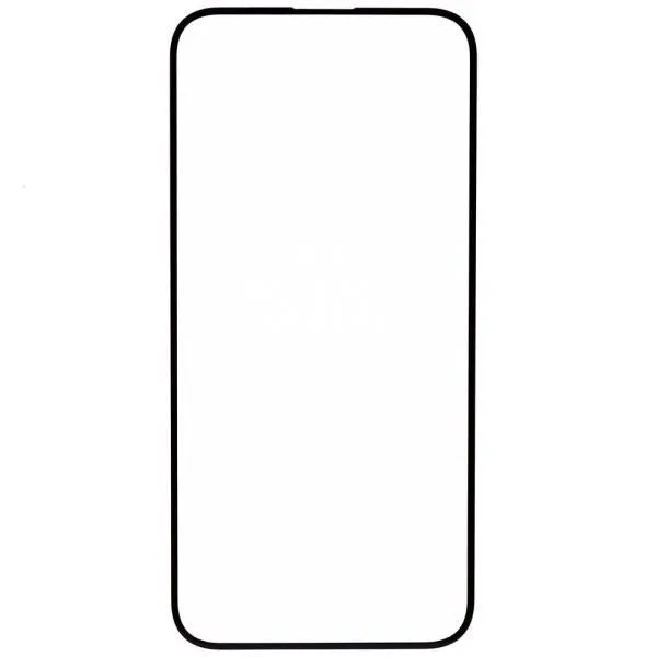 Защитное стекло совместим с iPhone 15 Plus YOLKKI Progress 2,5D с рамкой черное /в упаковке/