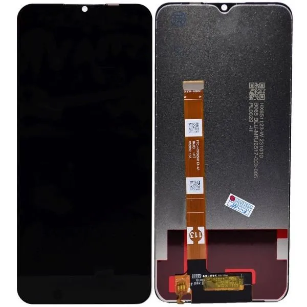 Дисплей совместим с Realme C25/Realme C25s/Oppo A56/A16/A16S/A54s/Narzo 50A (RMX3191/RMX3195) + тачскрин черный