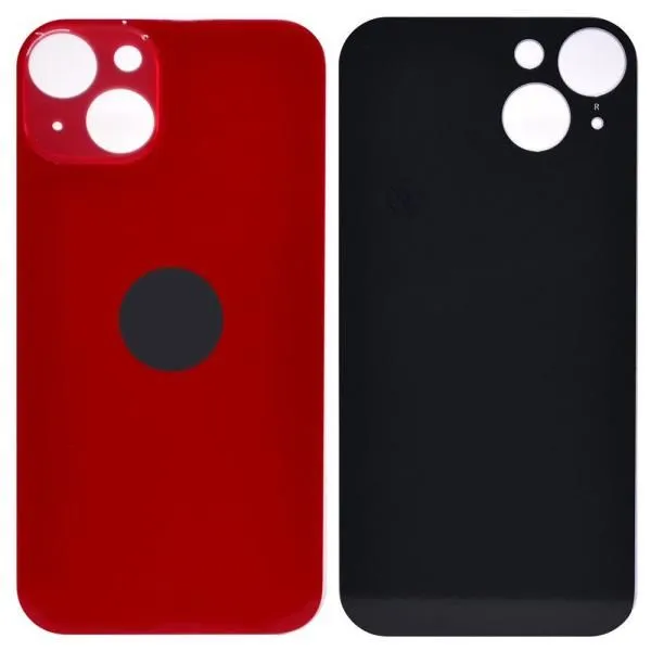 Стекло задней крышки совместим с iPhone 13 красный (Red) литое orig Factory