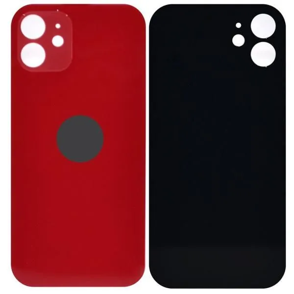 Стекло задней крышки совместим с iPhone 11 красный (Red) литое orig Factory