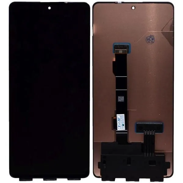 Дисплей совместим с Xiaomi Poco X5 Pro 5G/Redmi Note 12 Pro 5G/12 Pro Plus 5G (22101320G) + тачскрин черный OLED