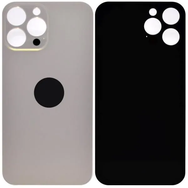 Стекло задней крышки совместим с iPhone 13 Pro Max золото (Gold) литое orig Factory