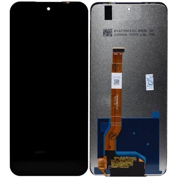 Дисплей совместим с Realme C55/C67 4G/Narzo N55/Oppo A58 4G + тачскрин черный ORIG FACTORY