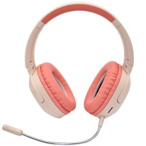 Наушники накладные Bluetooth L800RGB персиковый