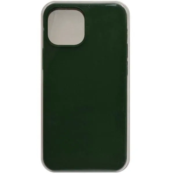 Чехол - накладка совместим с iPhone 13 mini (5.4") Soft Touch (Софт Тач) изумрудный 67 /с логотипом/