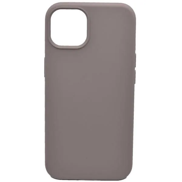 Чехол - накладка совместим с iPhone 13 mini (5.4") Soft Touch (Софт Тач) молочный 11 /с логотипом/