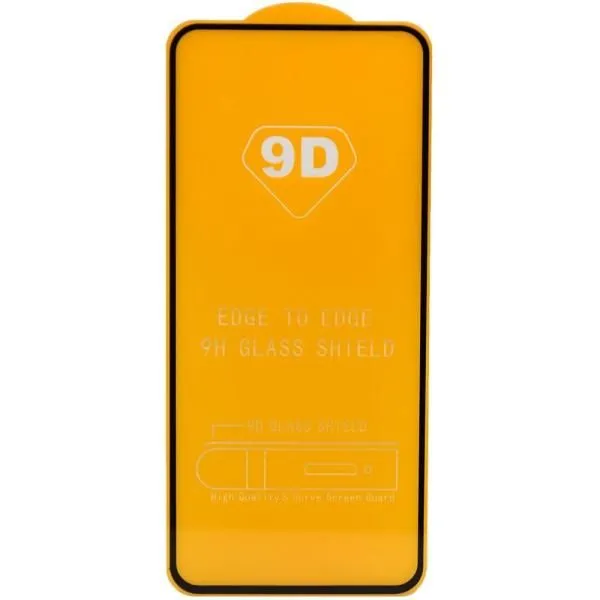 Защитное стекло совместим с Xiaomi Redmi Note 13 2,5D с рамкой черное /тех.пак/